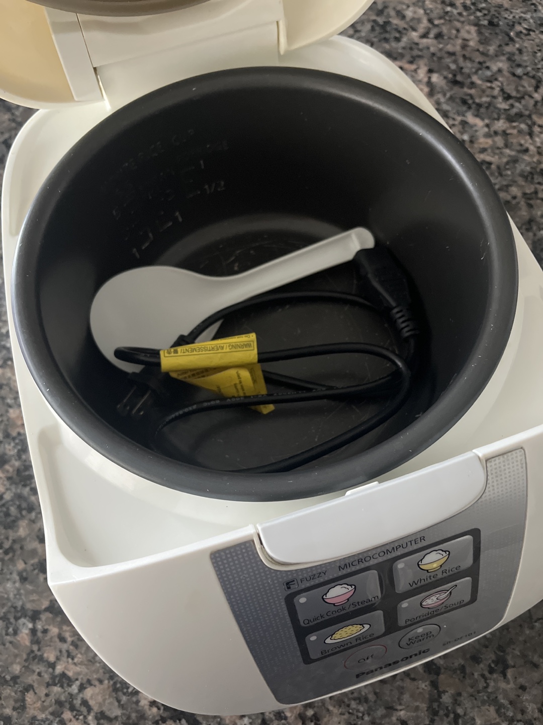 Panasonic SR-DF101 Fuzzy Microcomputer Rice Cooker - photo 2