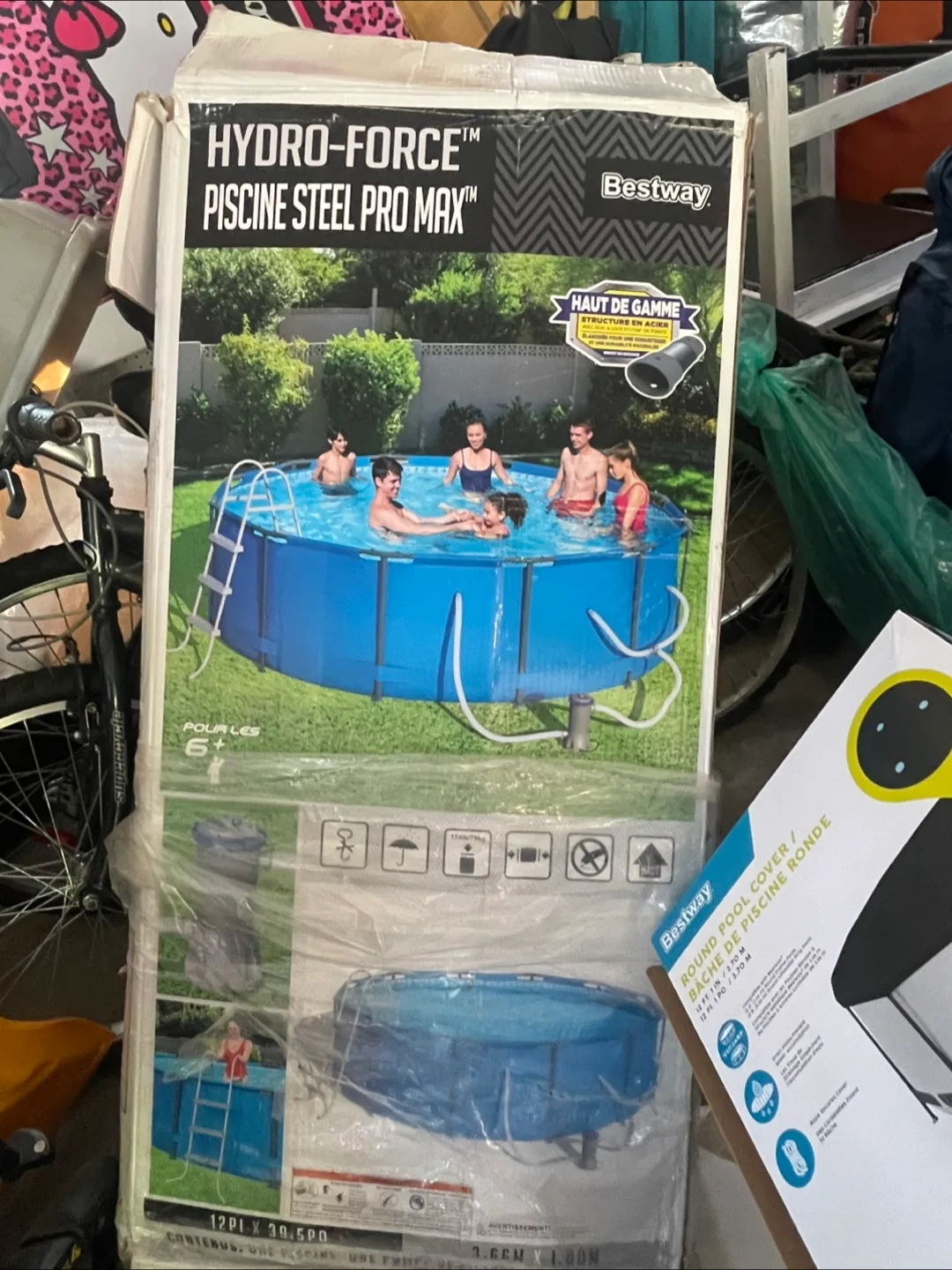 Bestway Steel Pro MAX Pool with Cover & Ladder image indicator(2)