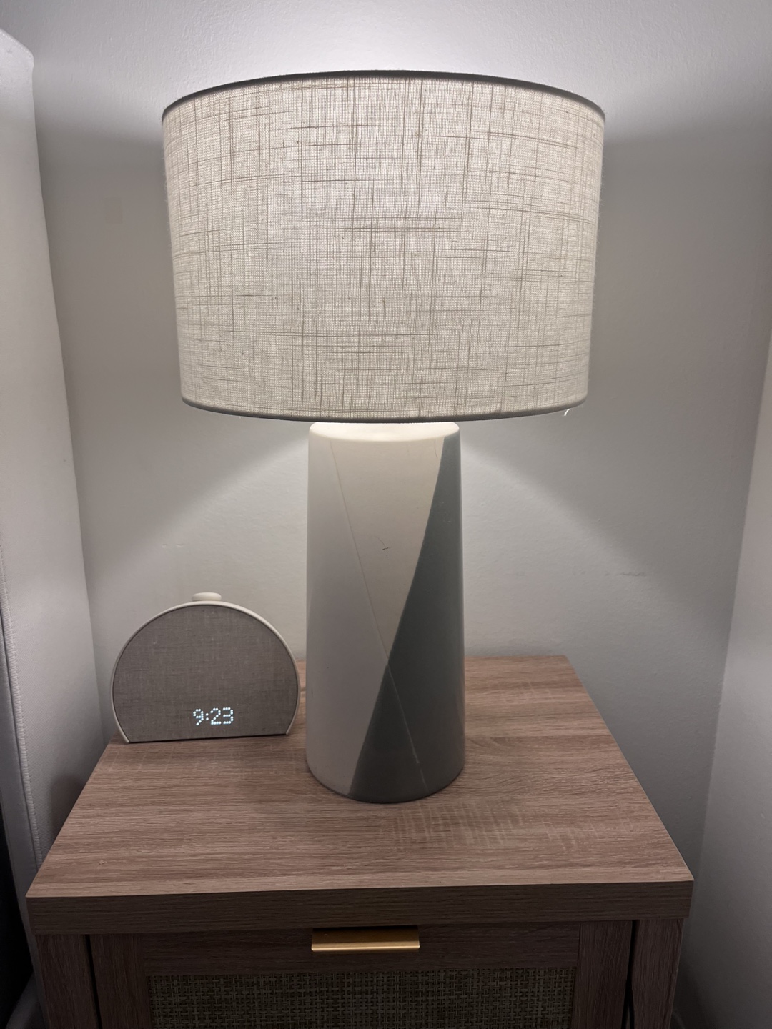 Table Lamp Set - Gray and White - photo 3