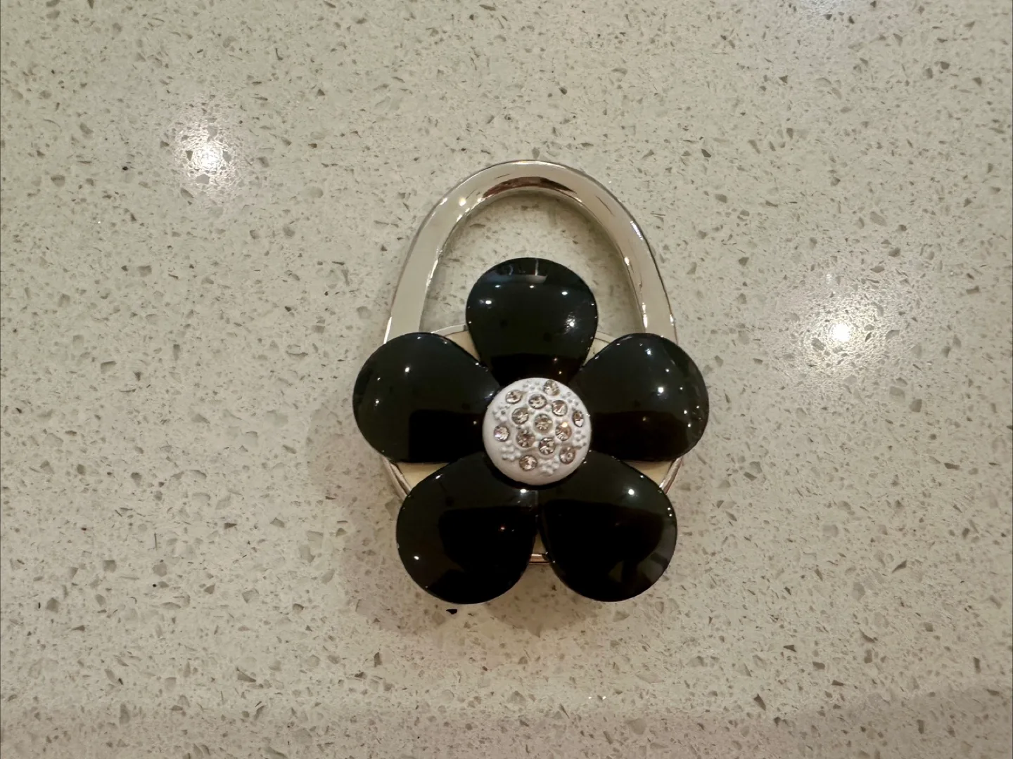 Mary Kay Purse Hanger - Black Flower Design thumbnail