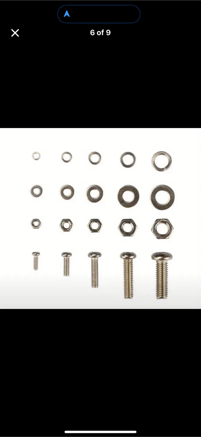 120pcs Metric Screw Nut Bolt Classification Kit image indicator(4)