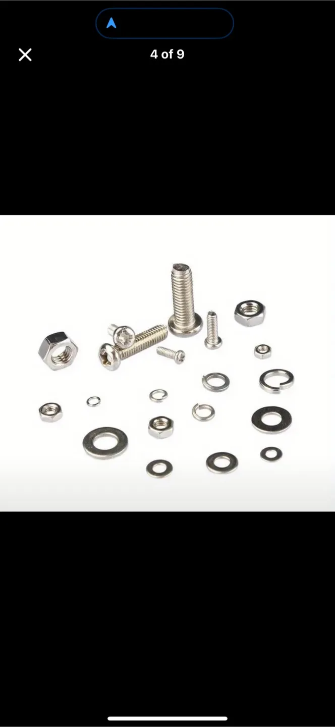 120pcs Metric Screw Nut Bolt Classification Kit image indicator(6)