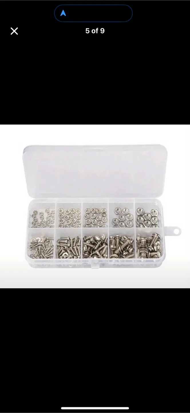 120pcs Metric Screw Nut Bolt Classification Kit image indicator(3)