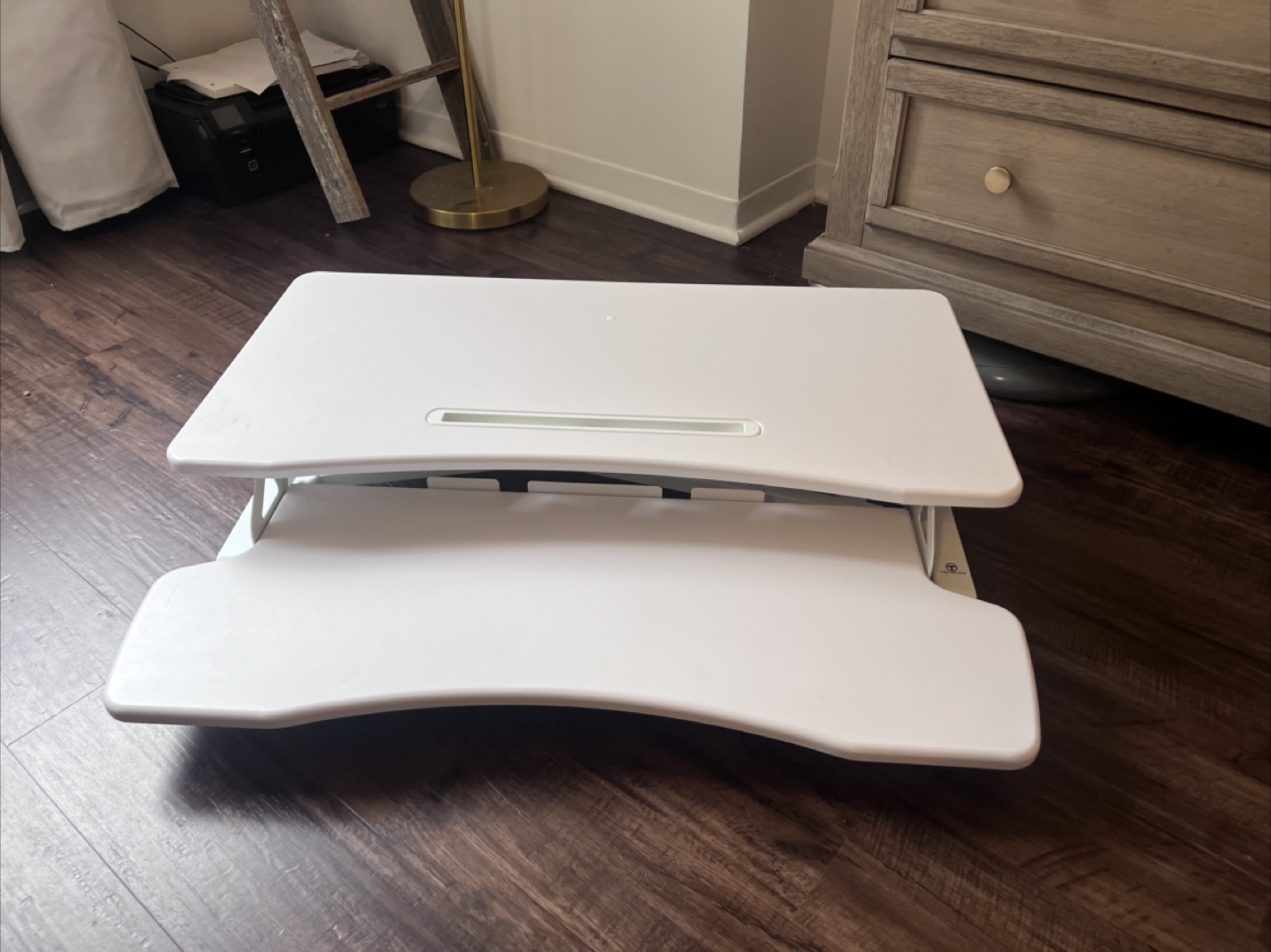 White Standing Desk Converter - photo 2