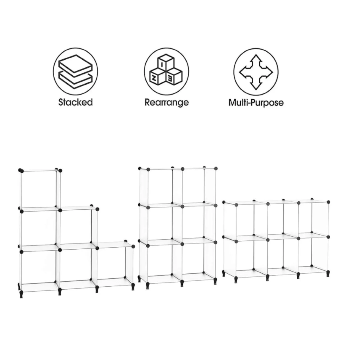 Modular Cube Storage Organizer image indicator(4)