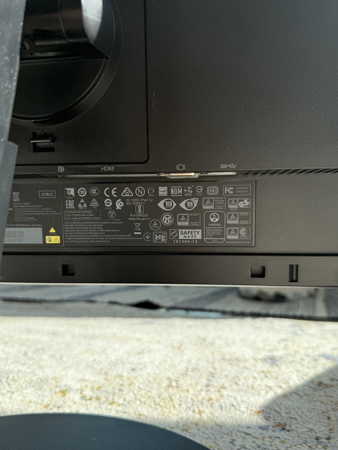 Lenovo ThinkVision T22i-10 Monitor – 21.5” Full HD - photo 4