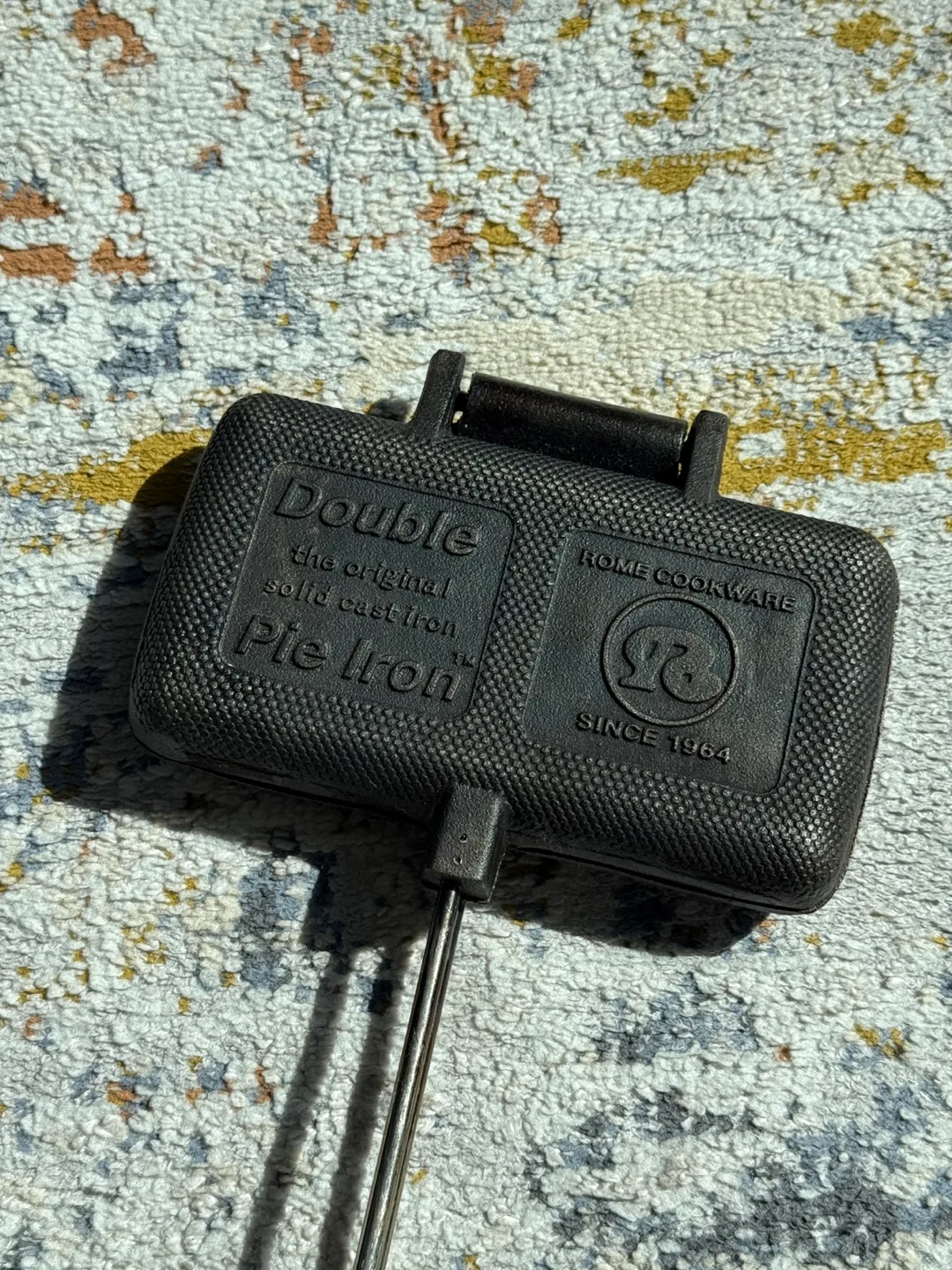 Rome Double Cast Iron Pie Iron