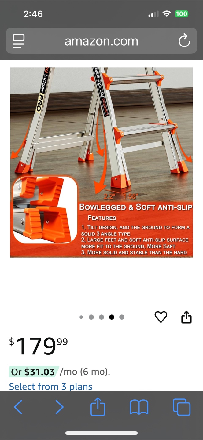 [Moving Sale] 5-Step Ladder w/ Tool Tray - photo 3