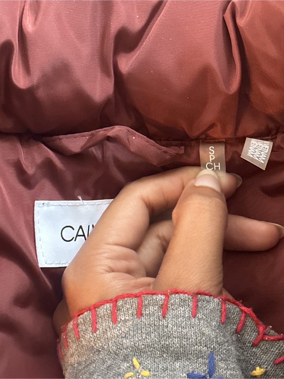Calvin Klein Puffer Jacket, Size Small - photo 2