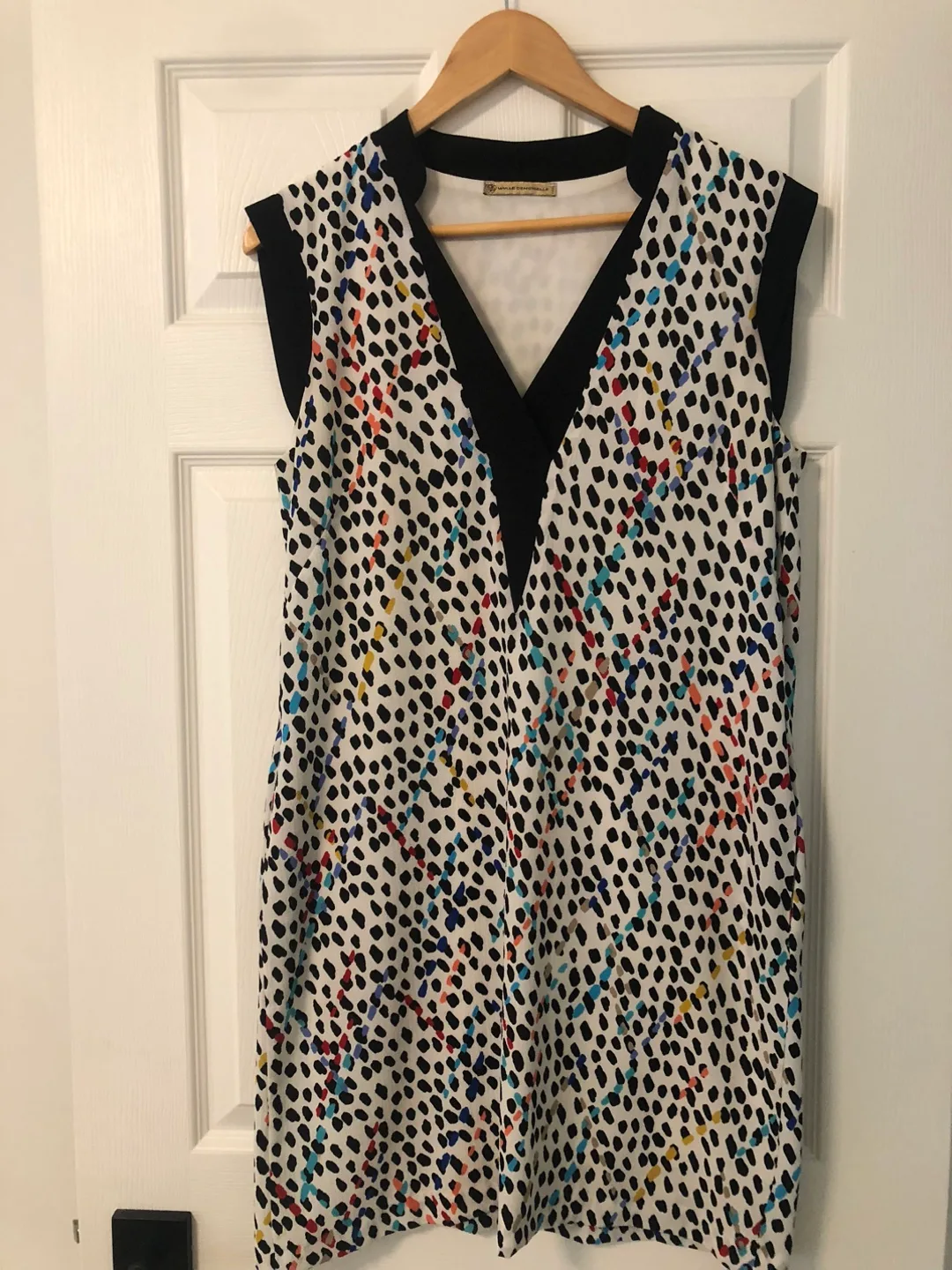Malle Demoiselle Dress - Black/White Pattern thumbnail