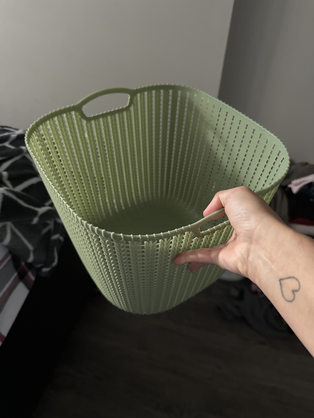 Light Green Plastic  Basket