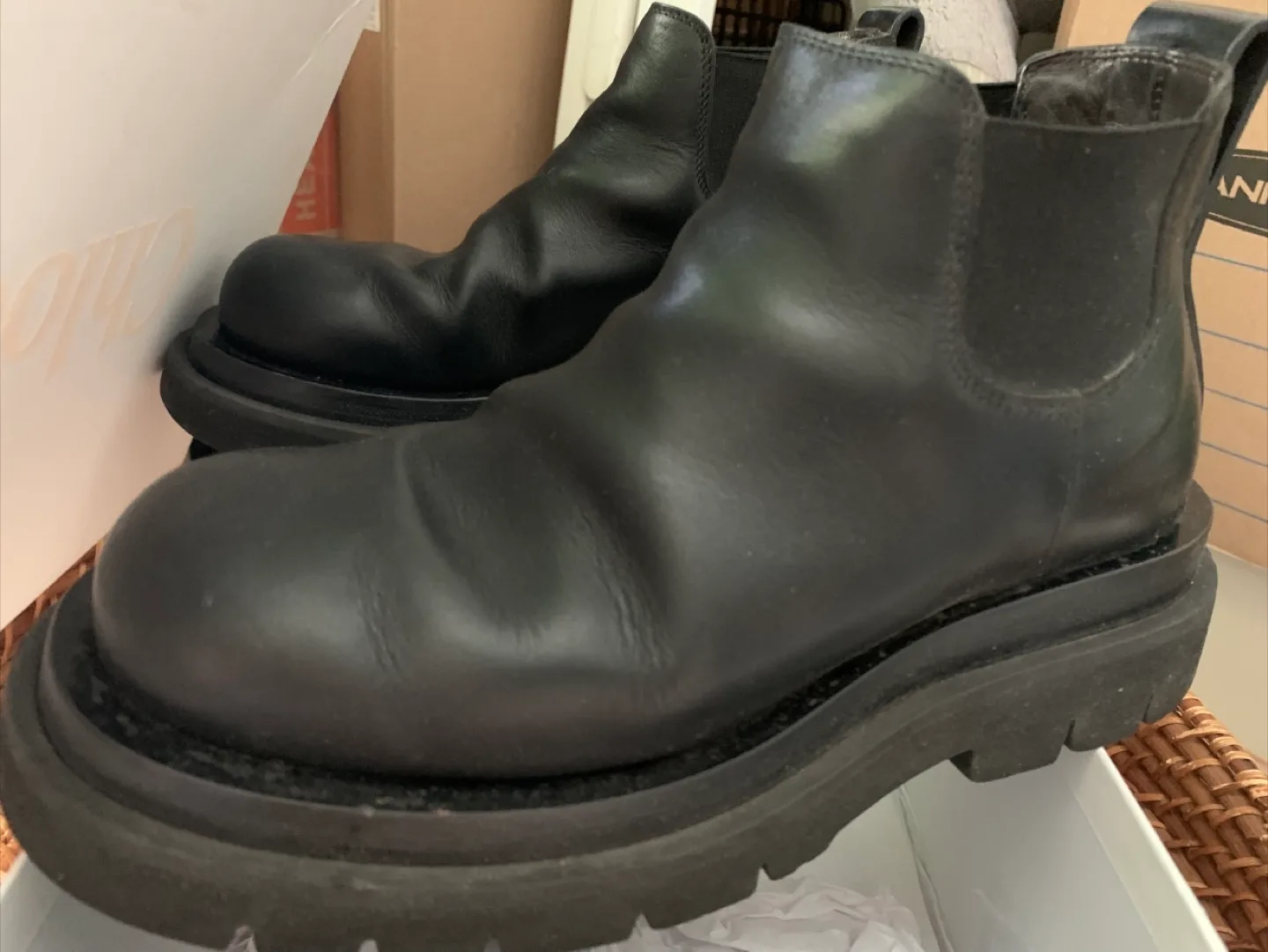 Bottega Veneta Lug Chelsea Ankle Boots Women’s 36.5 image indicator(4)