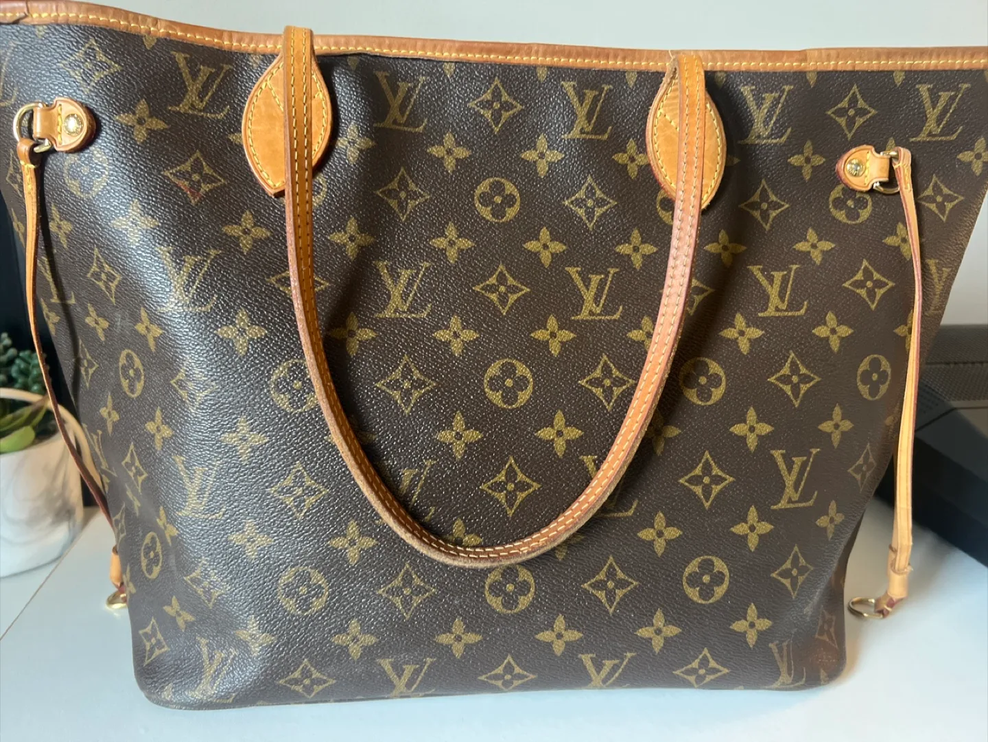 Louis Vuitton Neverfull MM Tote Bag image indicator(4)