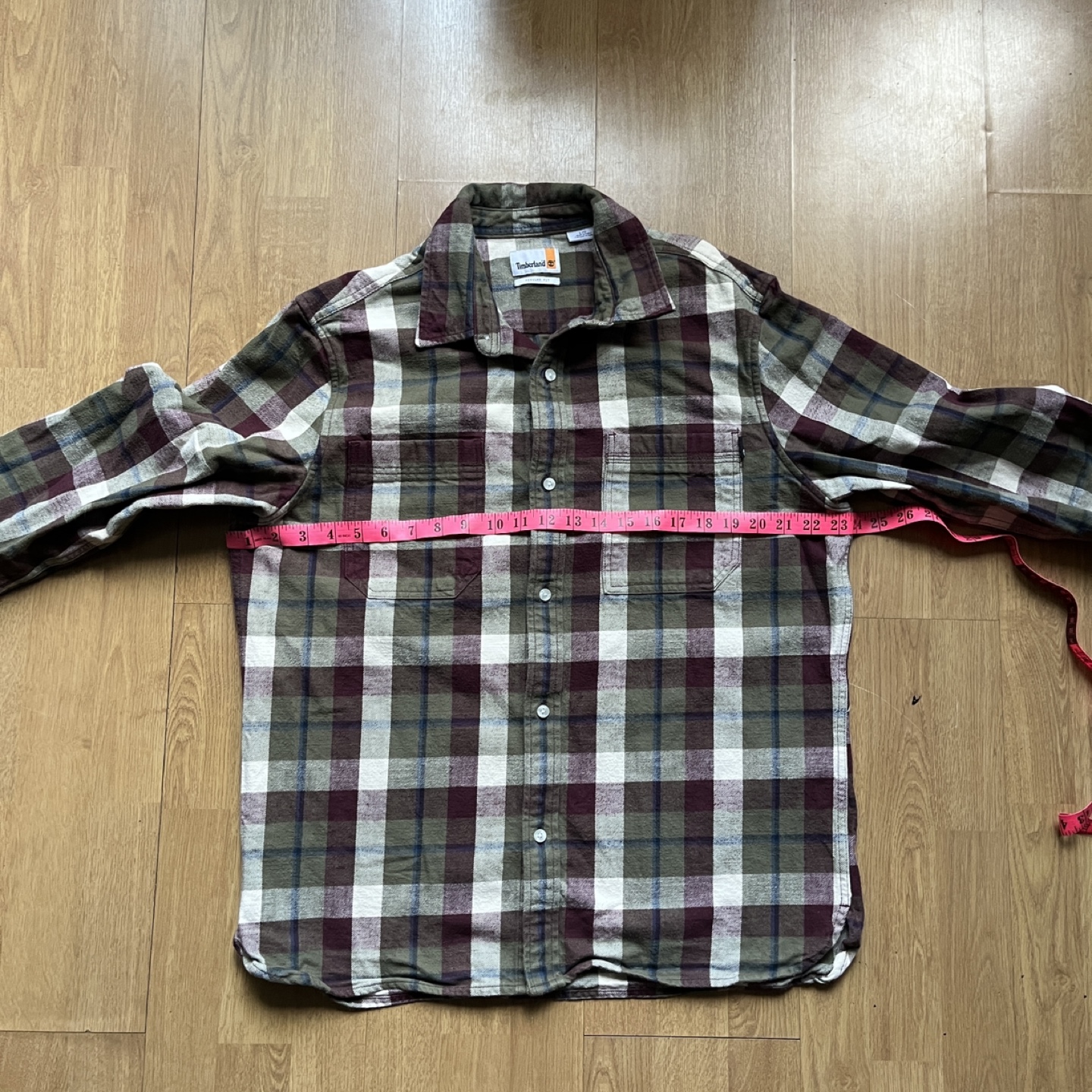 Timberland Flannel Shirt - Size L (Large) - photo 4