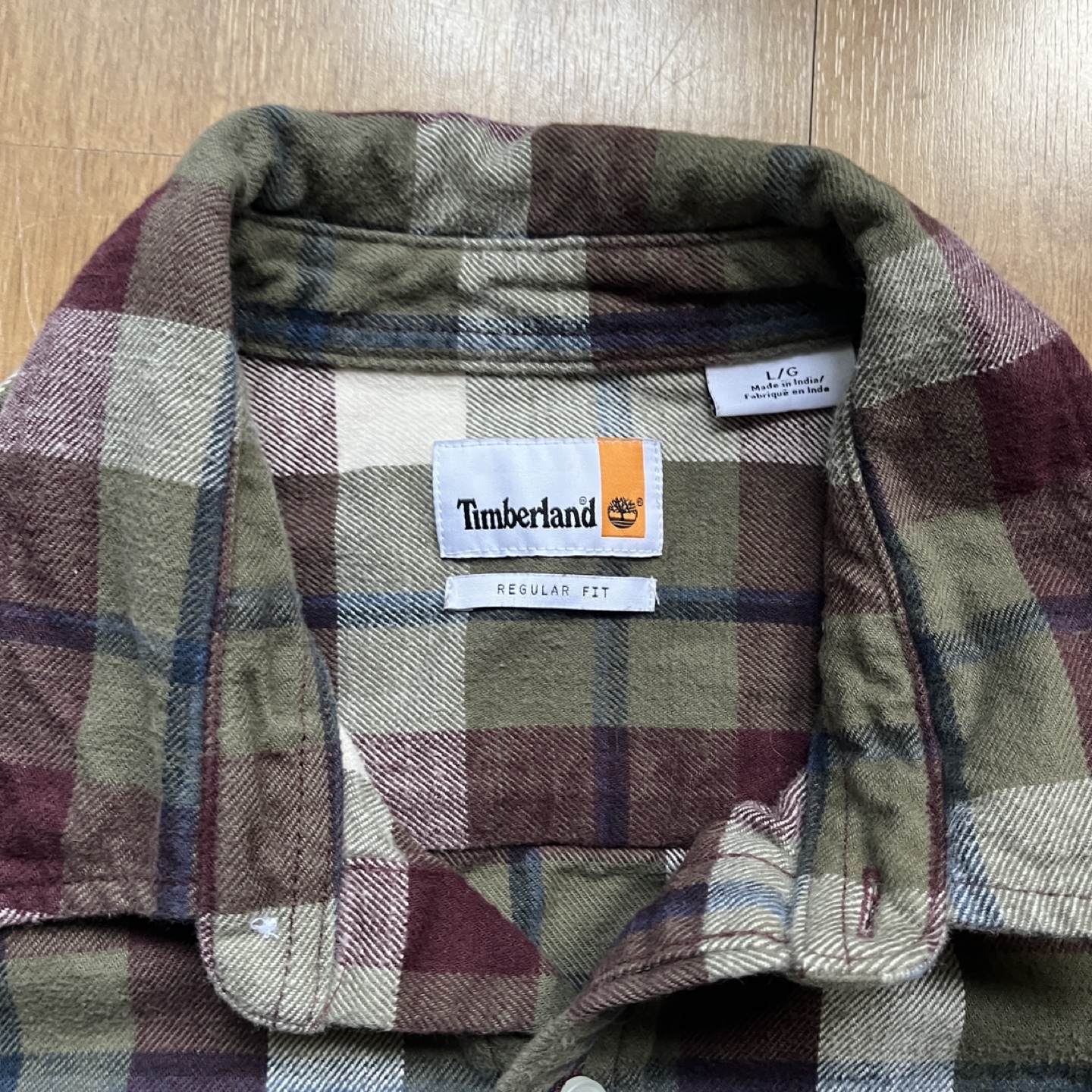 Timberland Flannel Shirt - Size L (Large) - photo 2