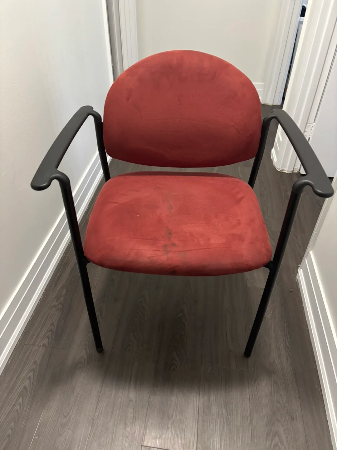 Red Chair with Black Frame thumbnail