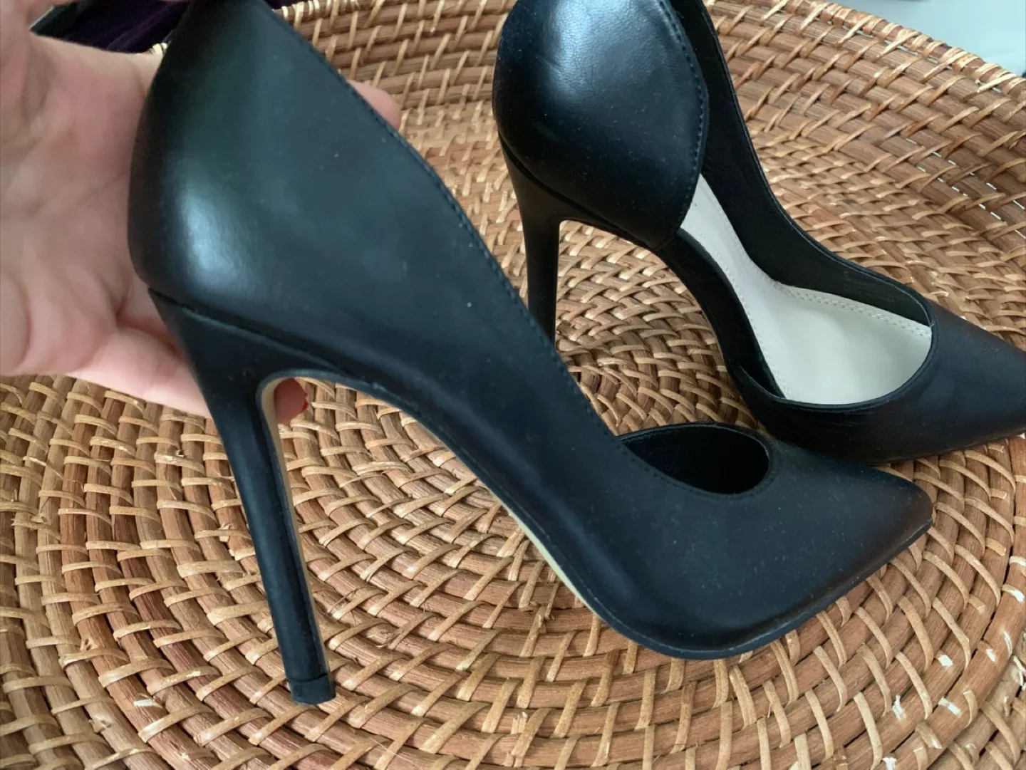 Catherine Malandrino Black Heels - Size 6 thumbnail