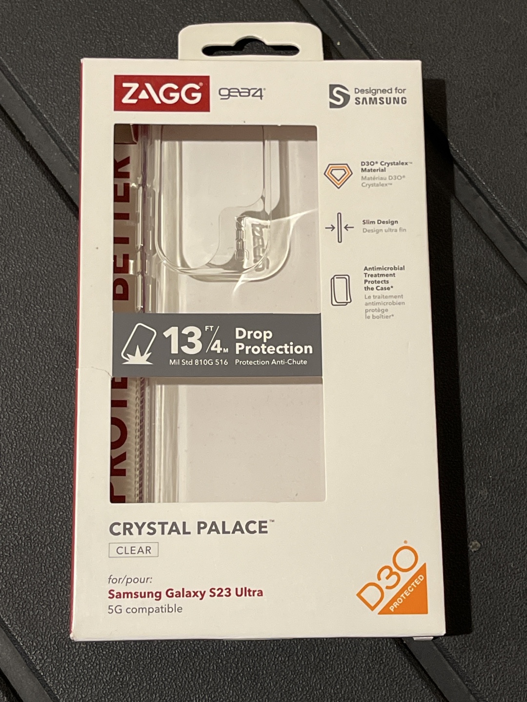 Zagg Crystal Palace Samsung Galaxy S23 Ultra Case