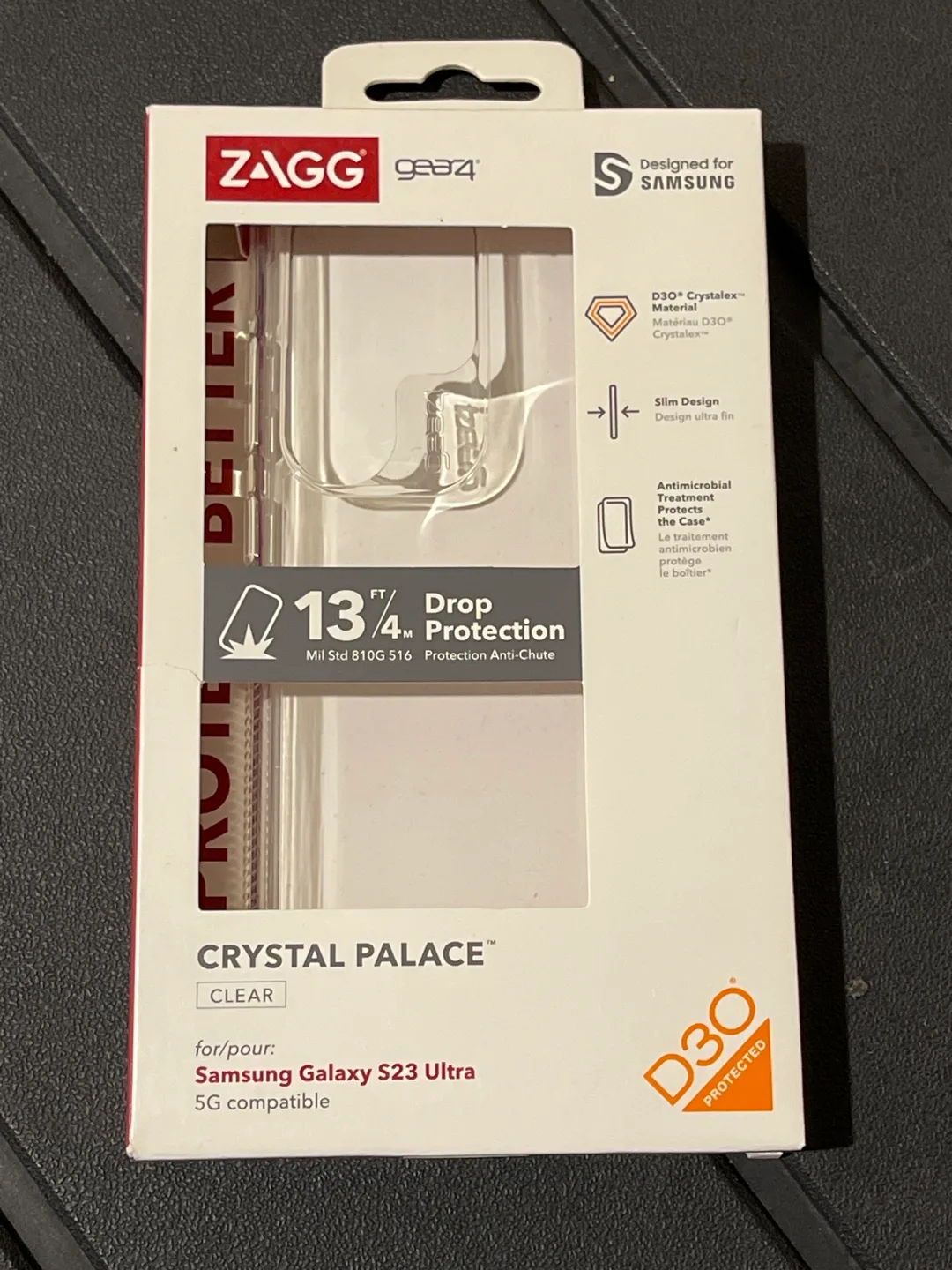 Zagg Crystal Palace Samsung Galaxy S23 Ultra Case thumbnail