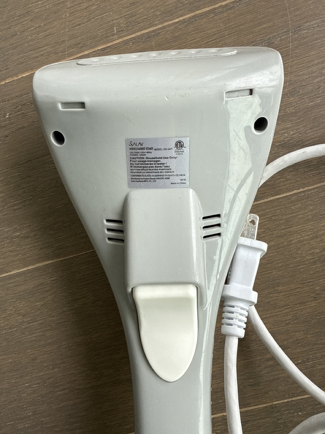 Salav Handheld Garment Steamer HS-S4T - photo 2