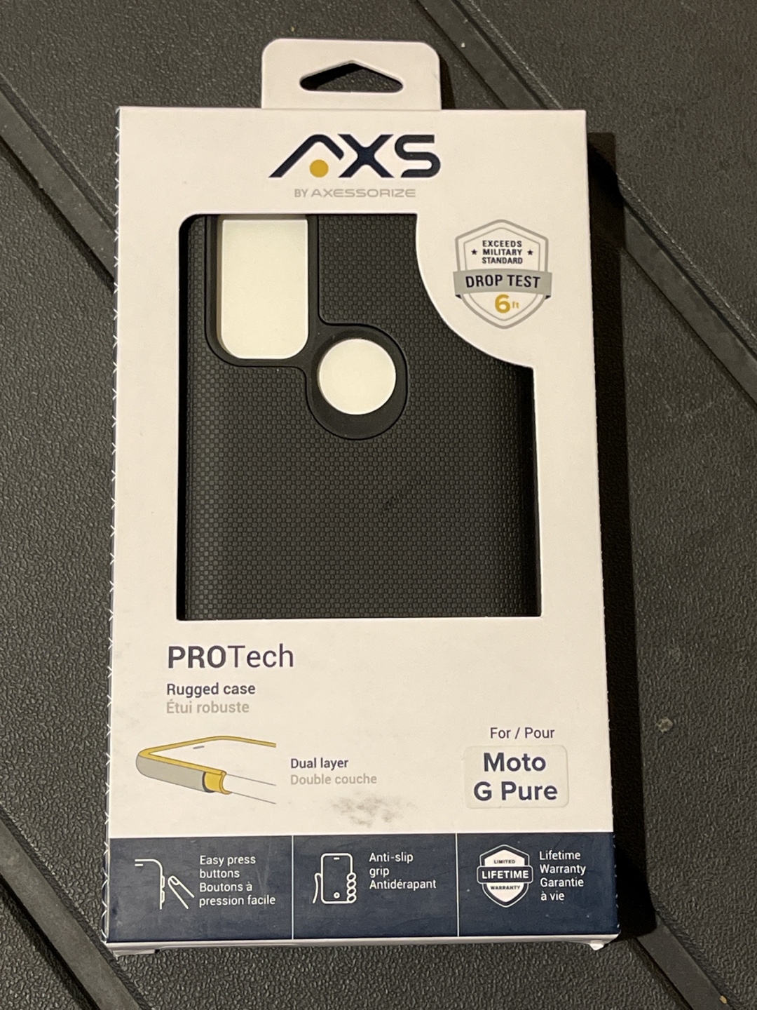 AXS ProTech Rugged Case for Moto G Pure - New!