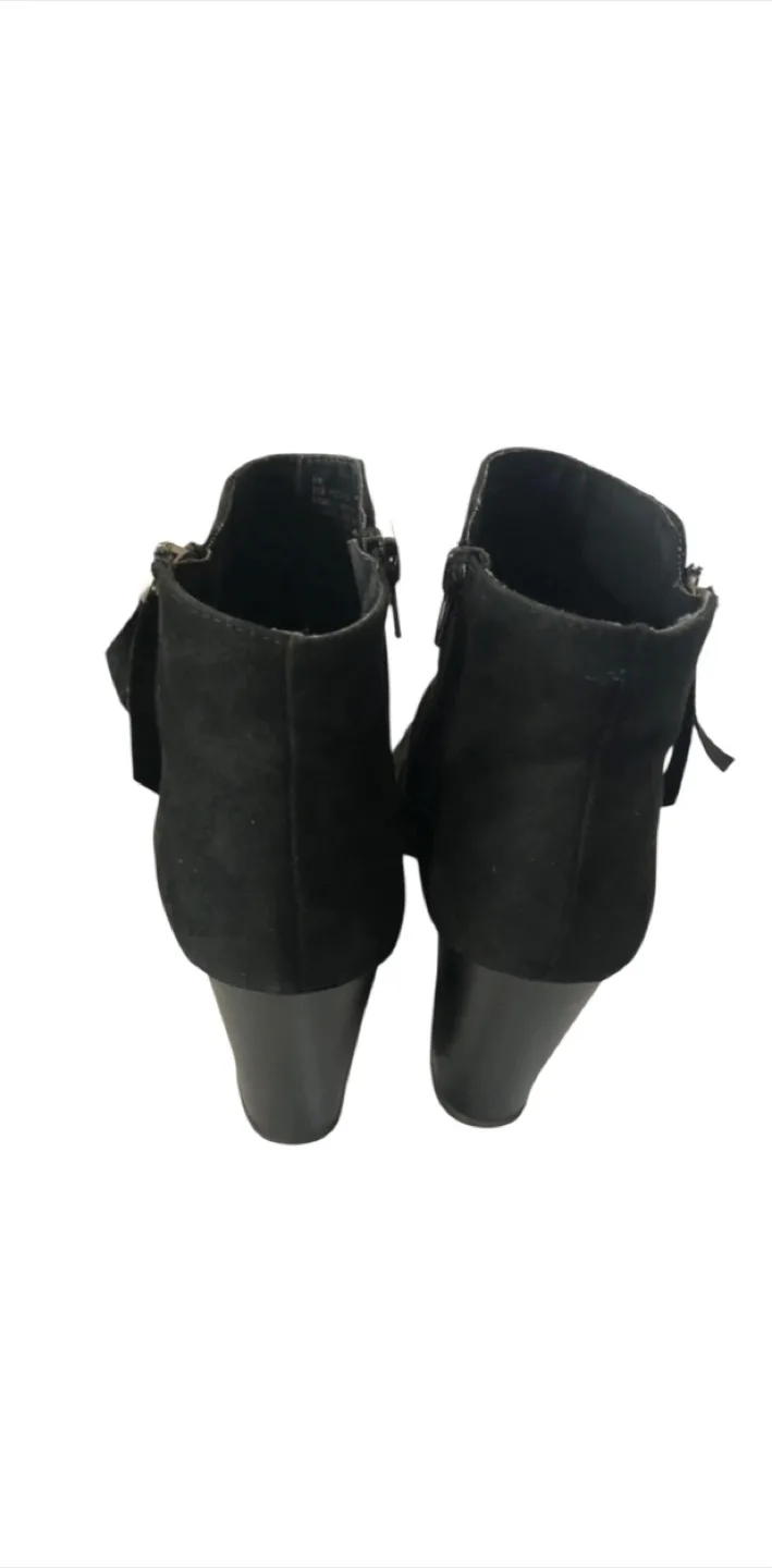 Women's Peep Toe  Booties  Heel Shoe Boots image indicator(5)