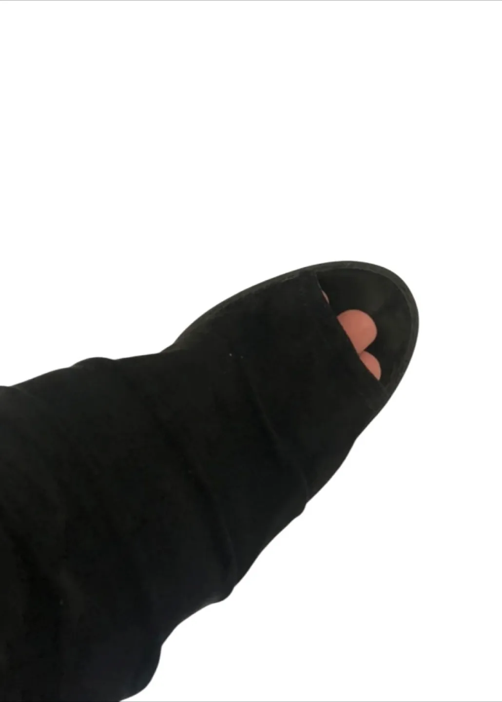 Women's Peep Toe  Booties  Heel Shoe Boots image indicator(4)