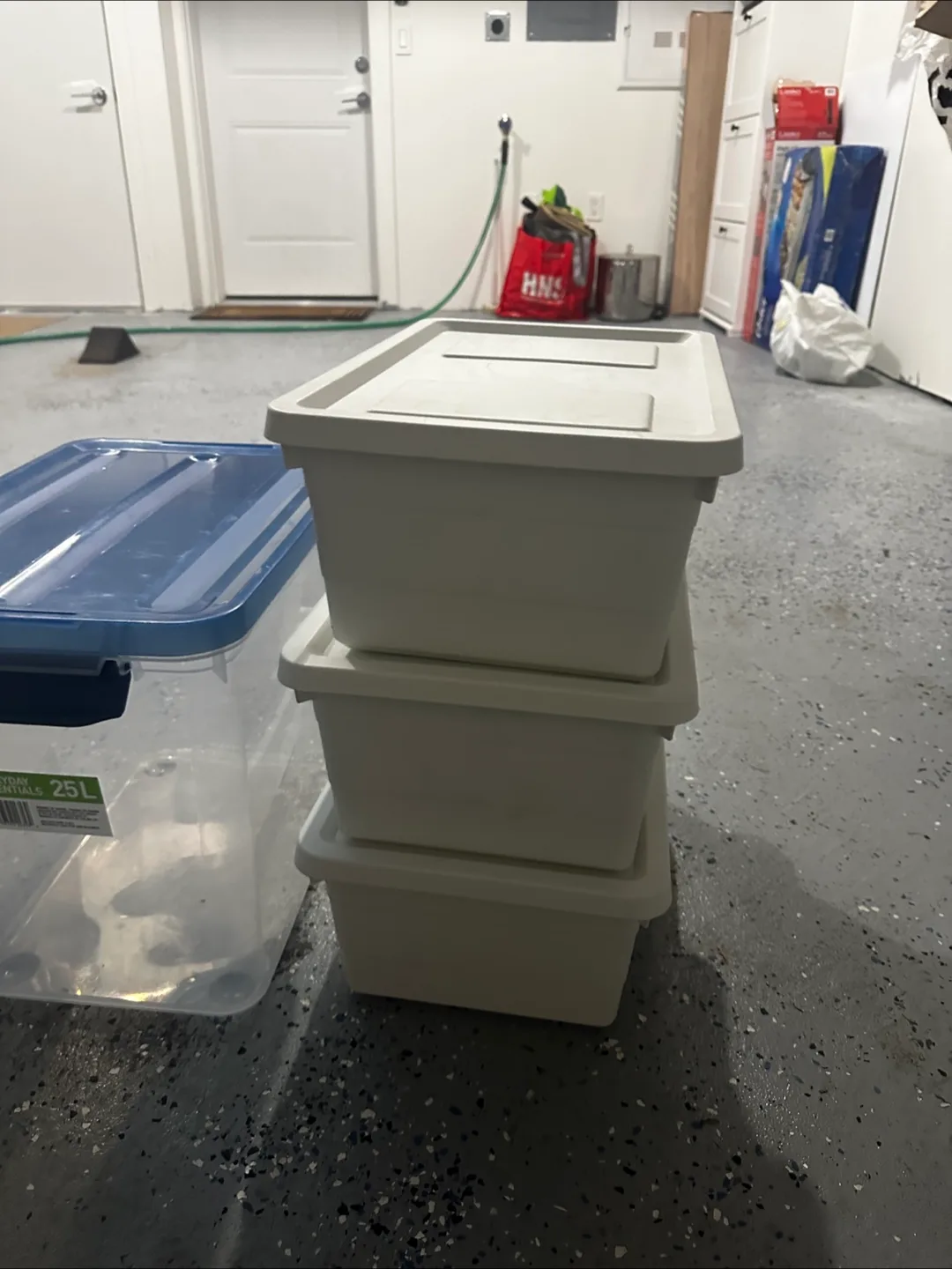 Storage Containers - Clear & White image indicator(3)