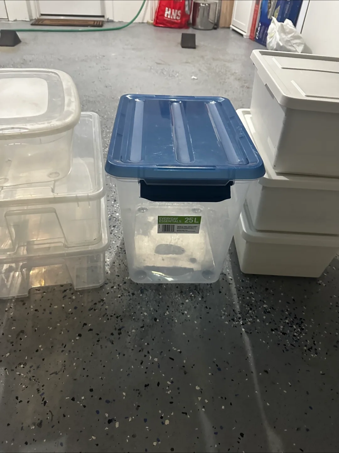 Storage Containers - Clear & White image indicator(2)