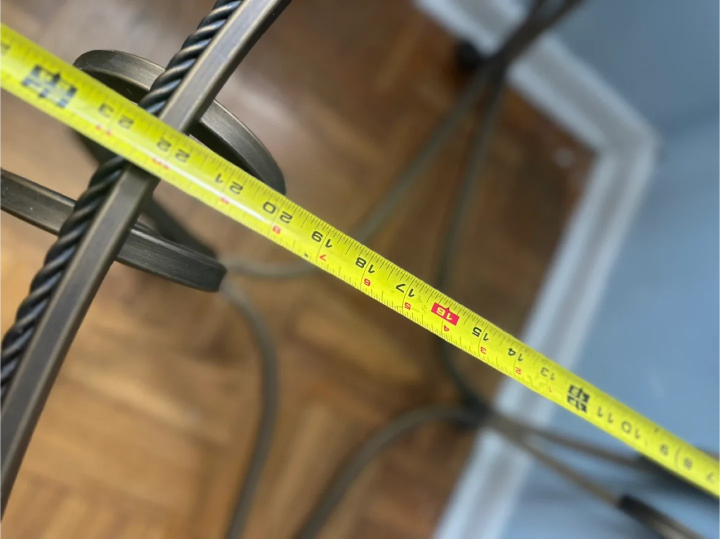 Oval Glass Coffee Table, Metal Frame image indicator(4)