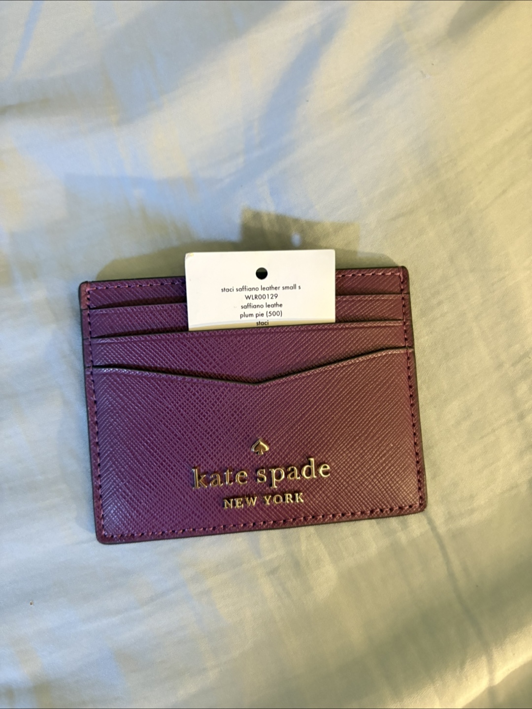 Kate Spade Staci Saffiano Leather Card Holder