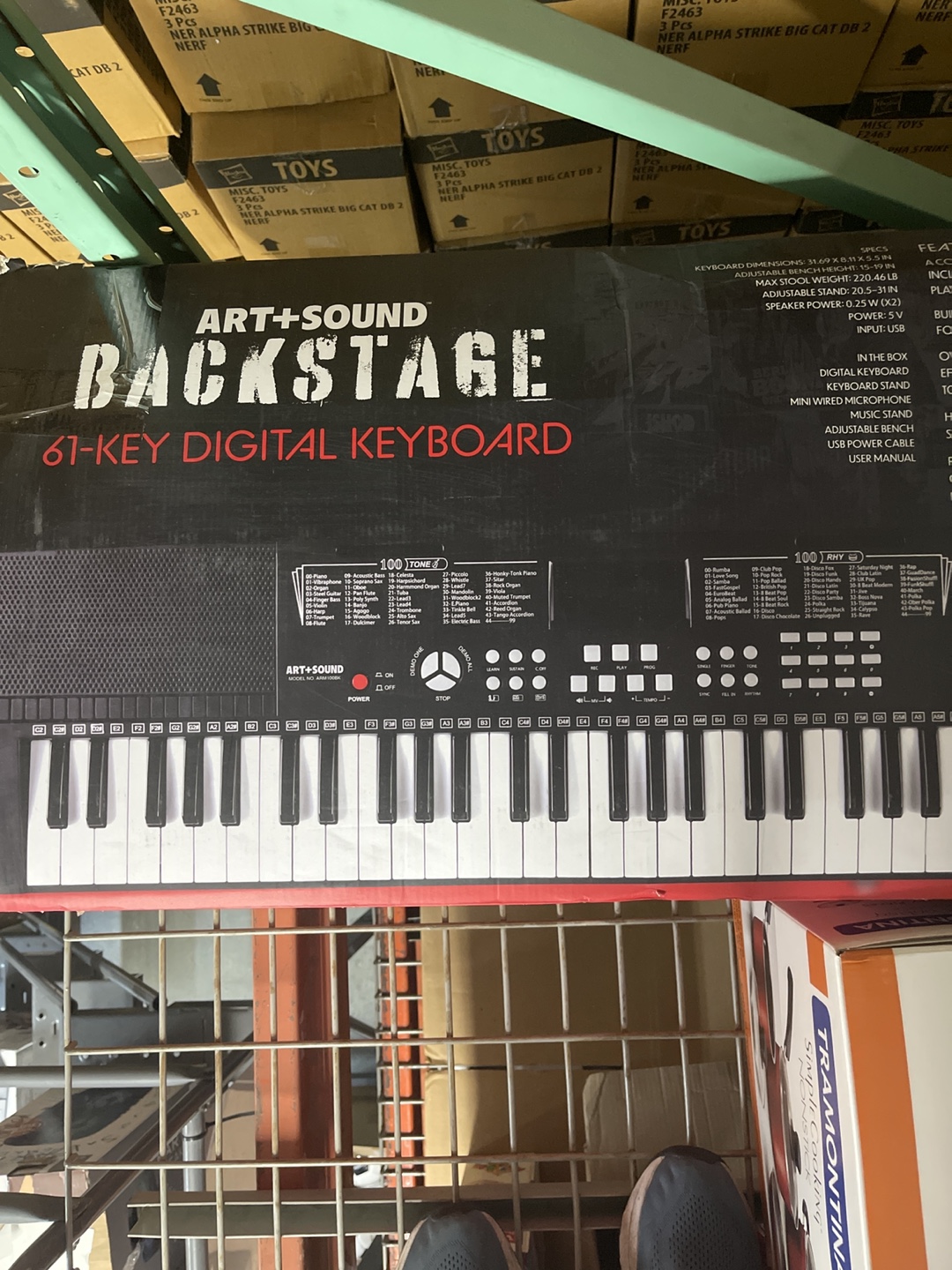 Art+Sound Backstage 61-Key Digital Keyboard