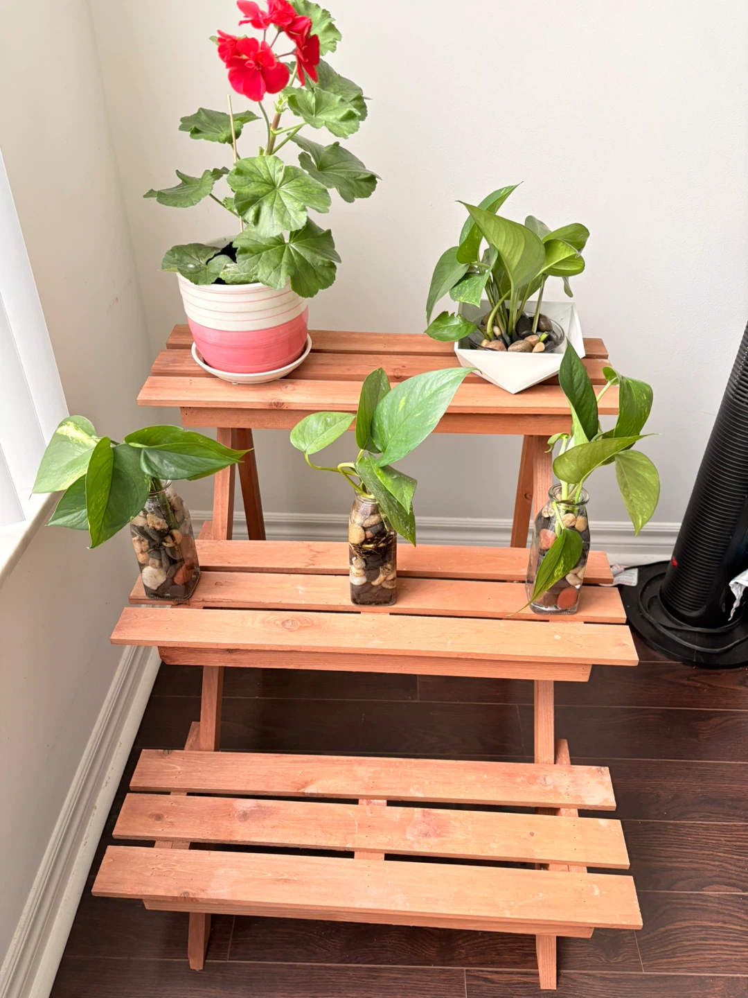 2-Tier Wooden Plant Stand - photo 3