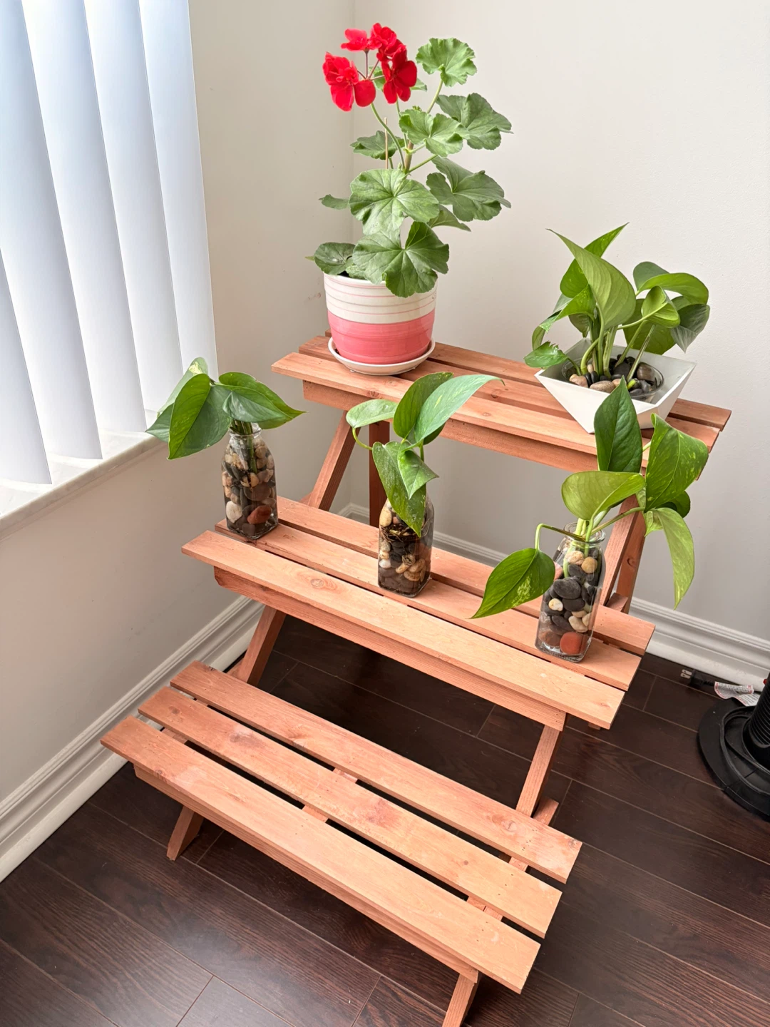 2-Tier Wooden Plant Stand - photo 4