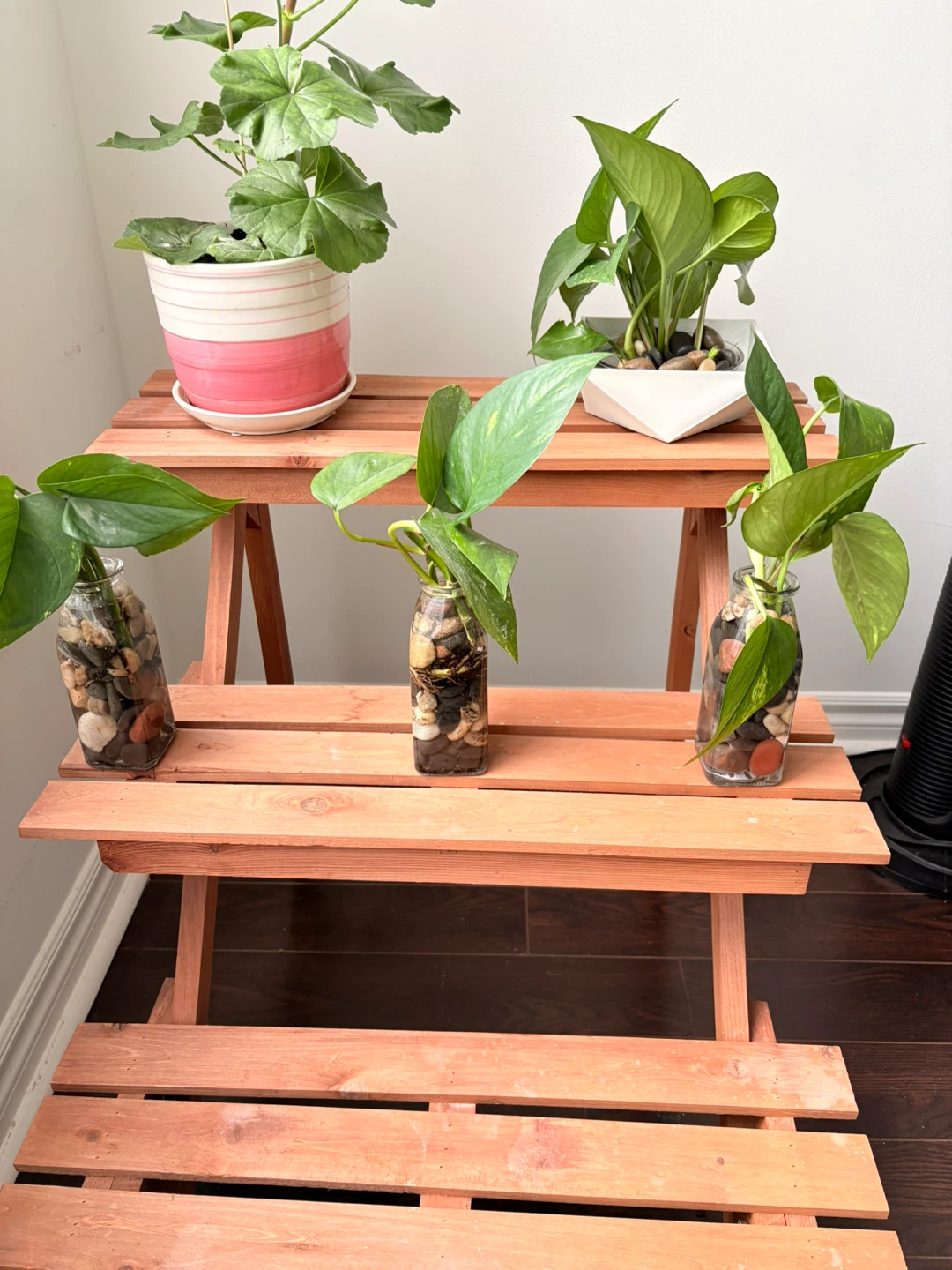 2-Tier Wooden Plant Stand