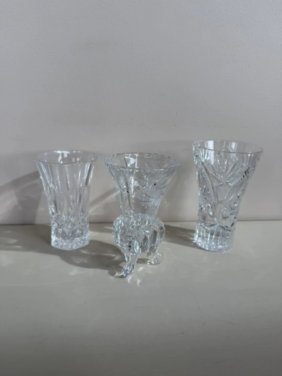Crystal Vases - Set of 3 thumbnail