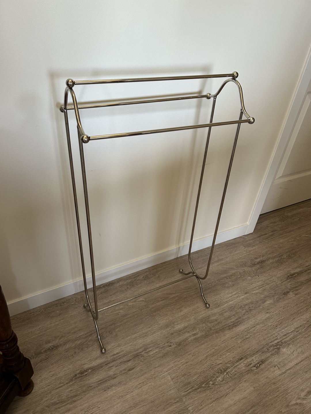 Vintage Metal Towel Rack