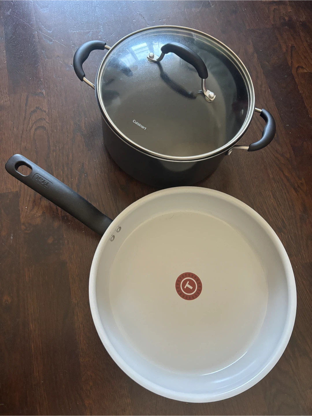 Cuisinart Pot & T-fal Fry Pan