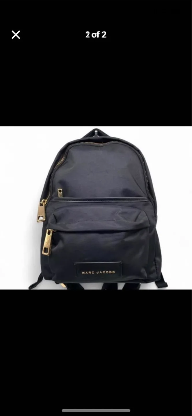 Marc Jacobs Black Nylon Backpack image indicator(2)