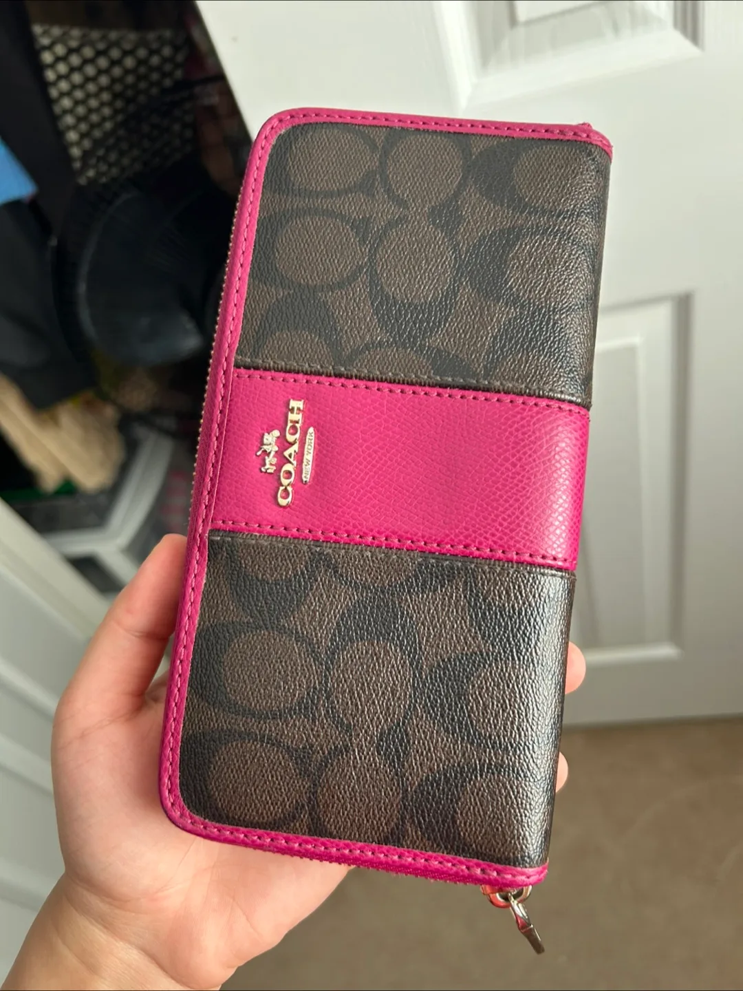 Coach Wallet - Brown/Pink thumbnail