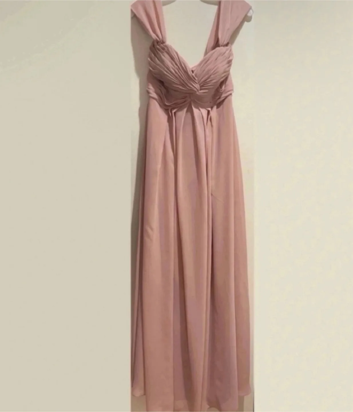 Dusty rose chiffon dress-us size 8 image indicator(3)