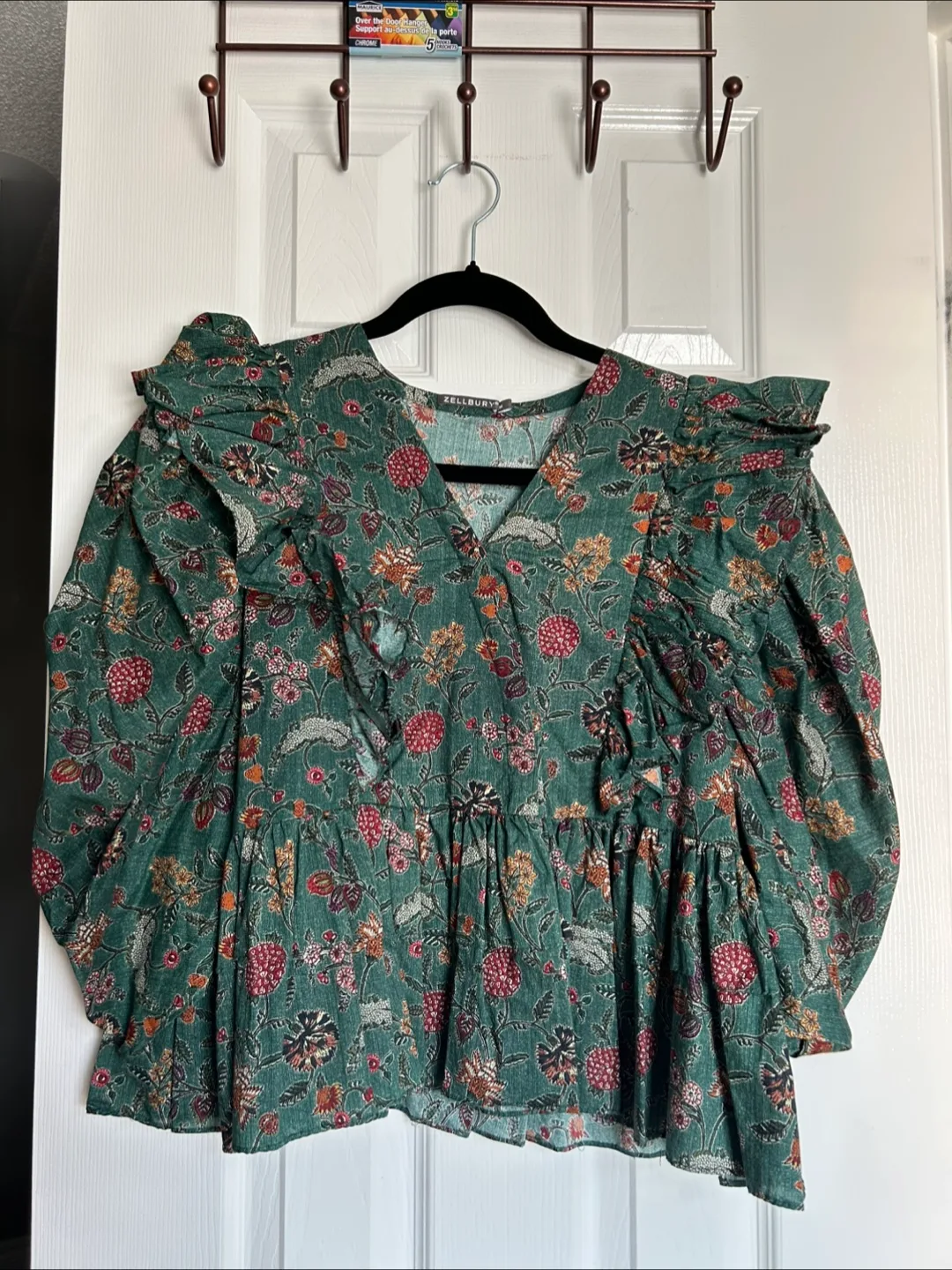 Zellbury Floral Ruffle Blouse thumbnail