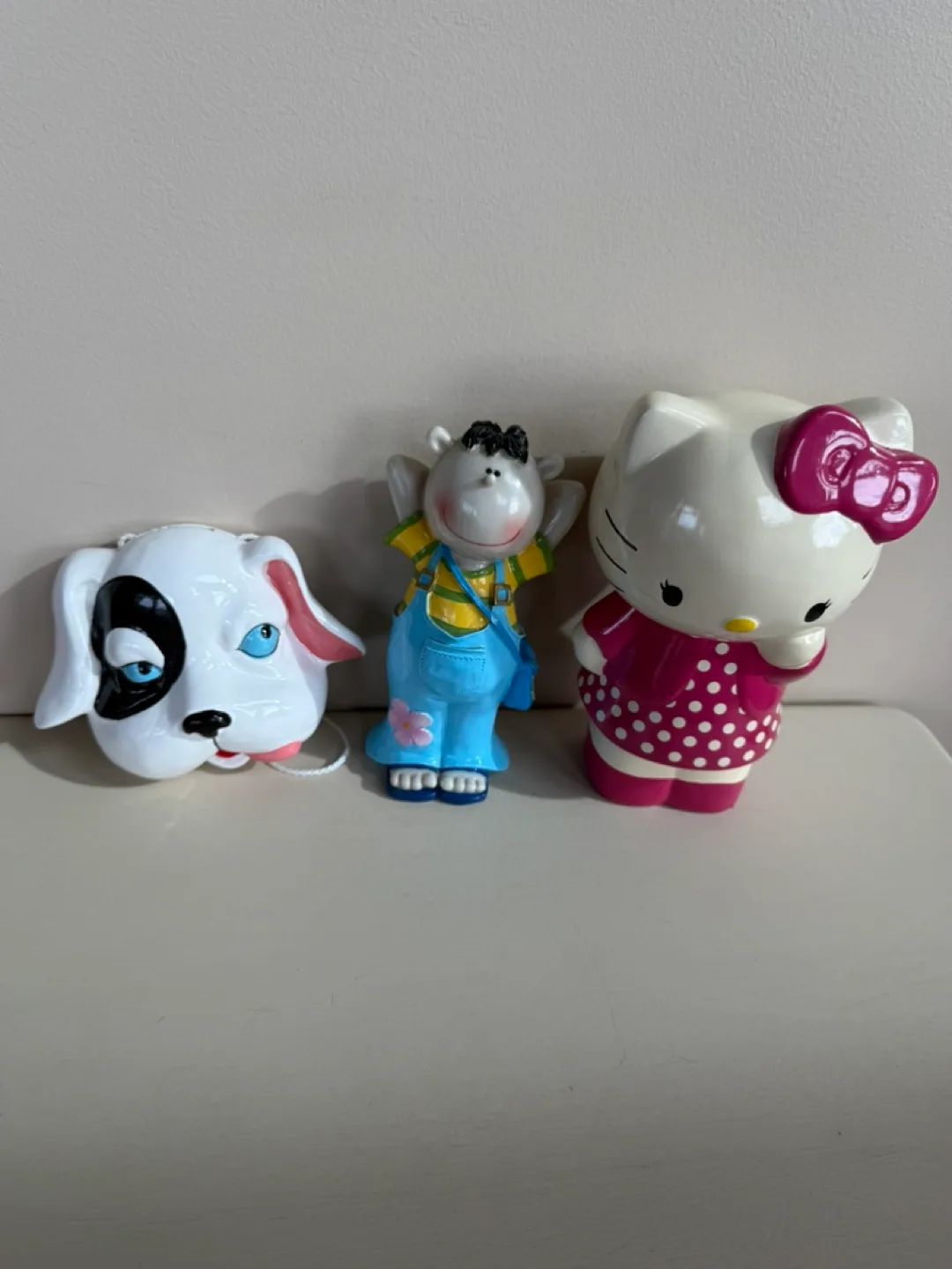 Lot of 3 Coin Banks including Hello Kitty thumbnail