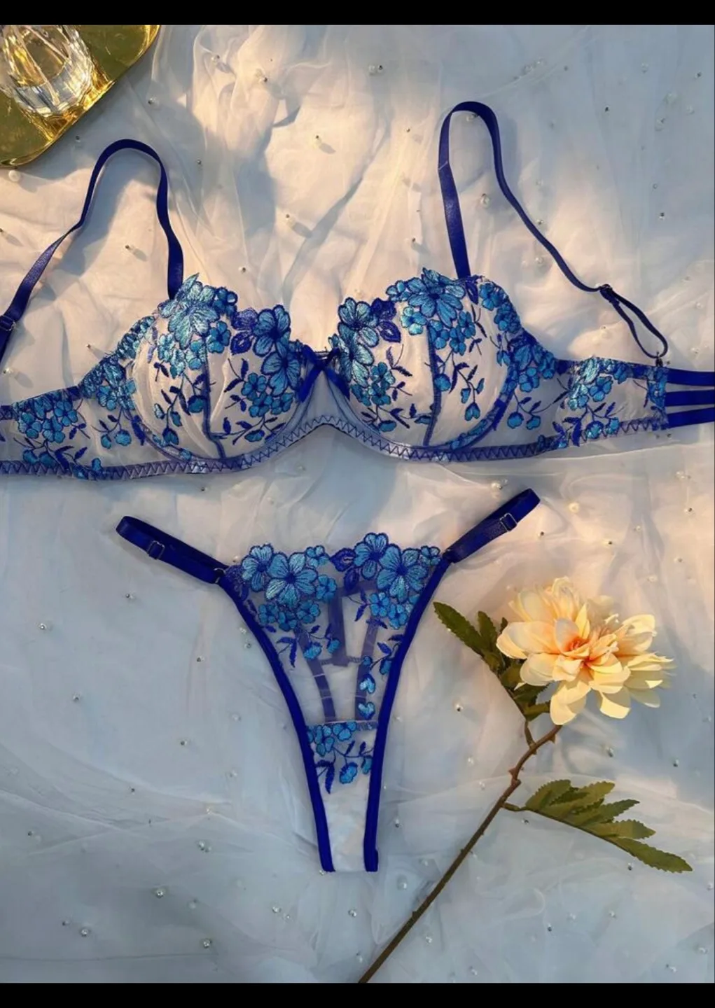 Floral Lingerie Set thumbnail