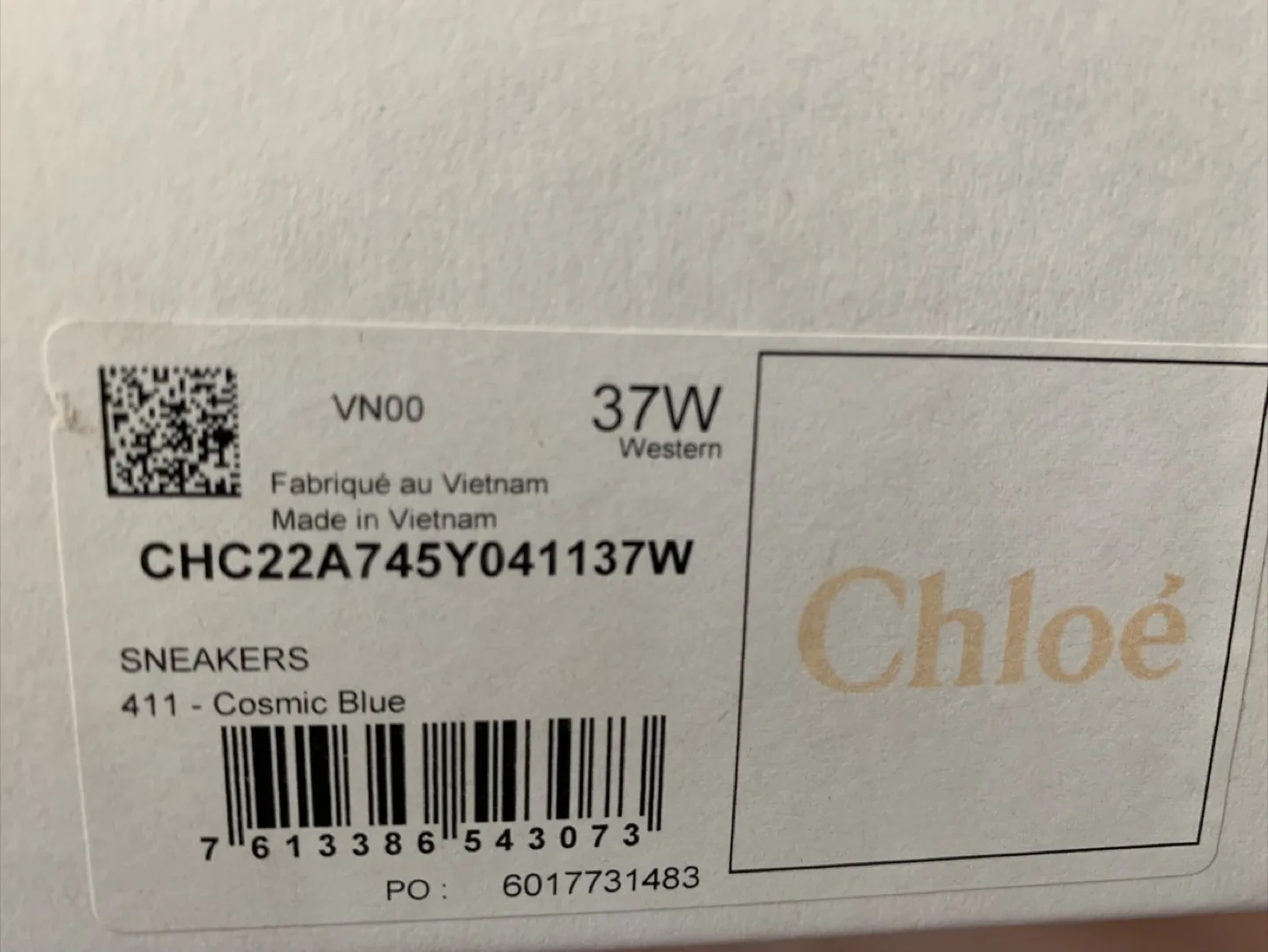 Chloé NAMA Sneakers Cosmic Blue - Size 37W image indicator(5)