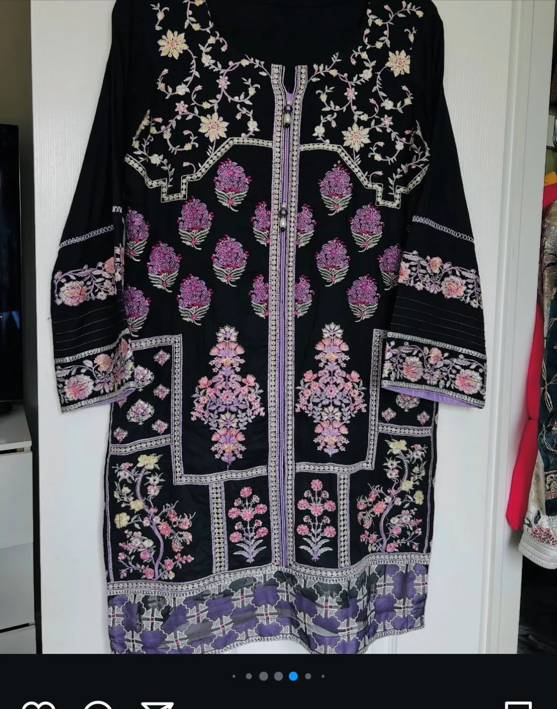 Black Embroidered Shalwar Kameez thumbnail