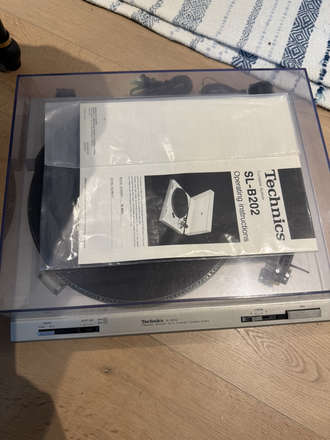 Technics SL-B202 Turntable - photo 2