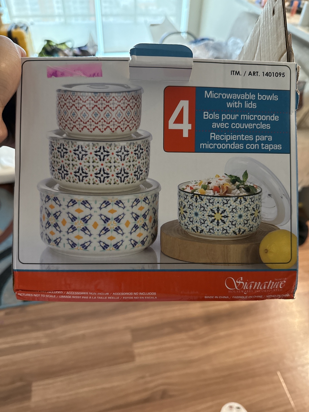 Signature 4 Microwavable Bowls with Lids - photo 2
