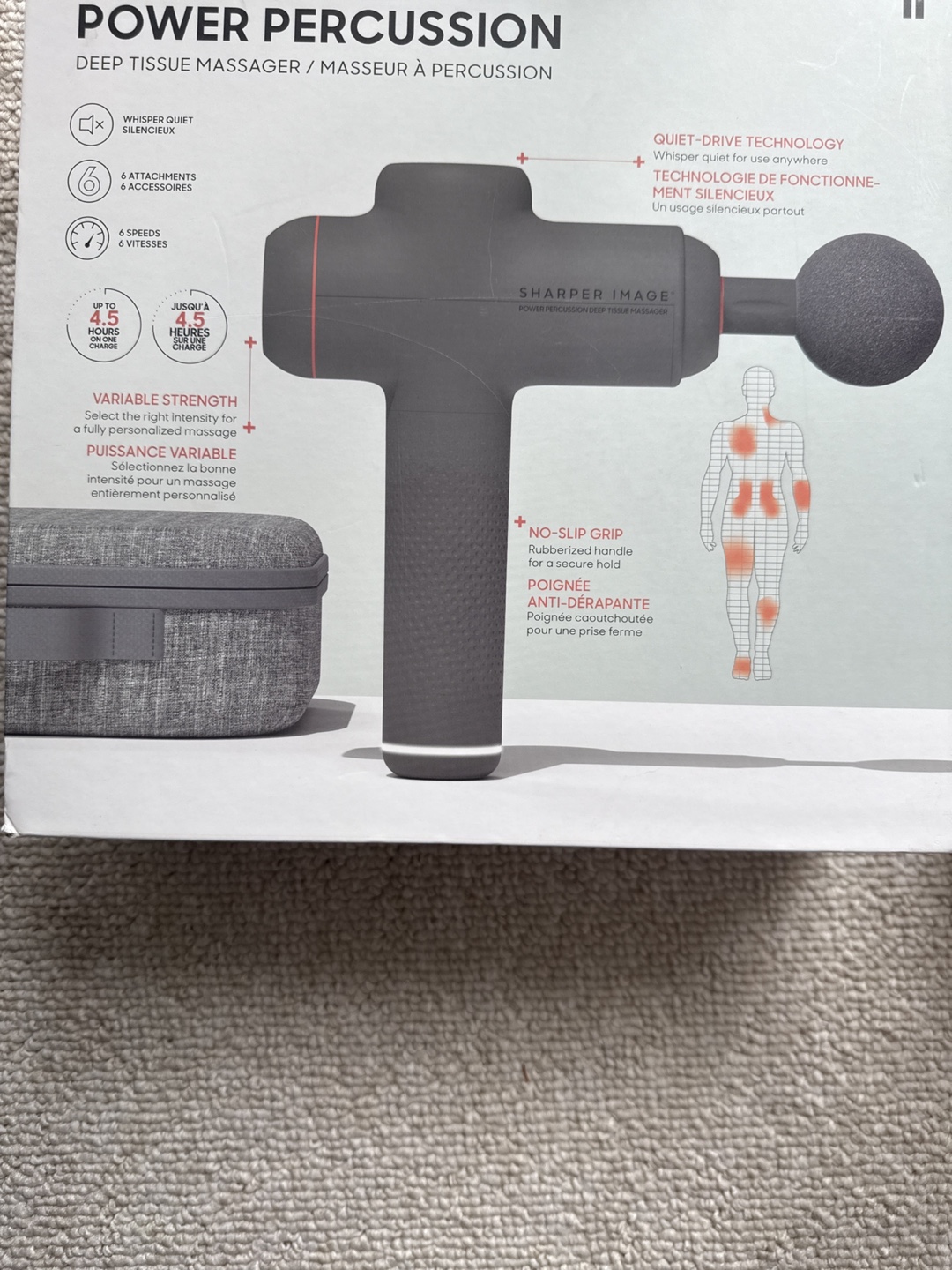 Sharper Image Power Percussion Deep Tissue Massager - photo 3