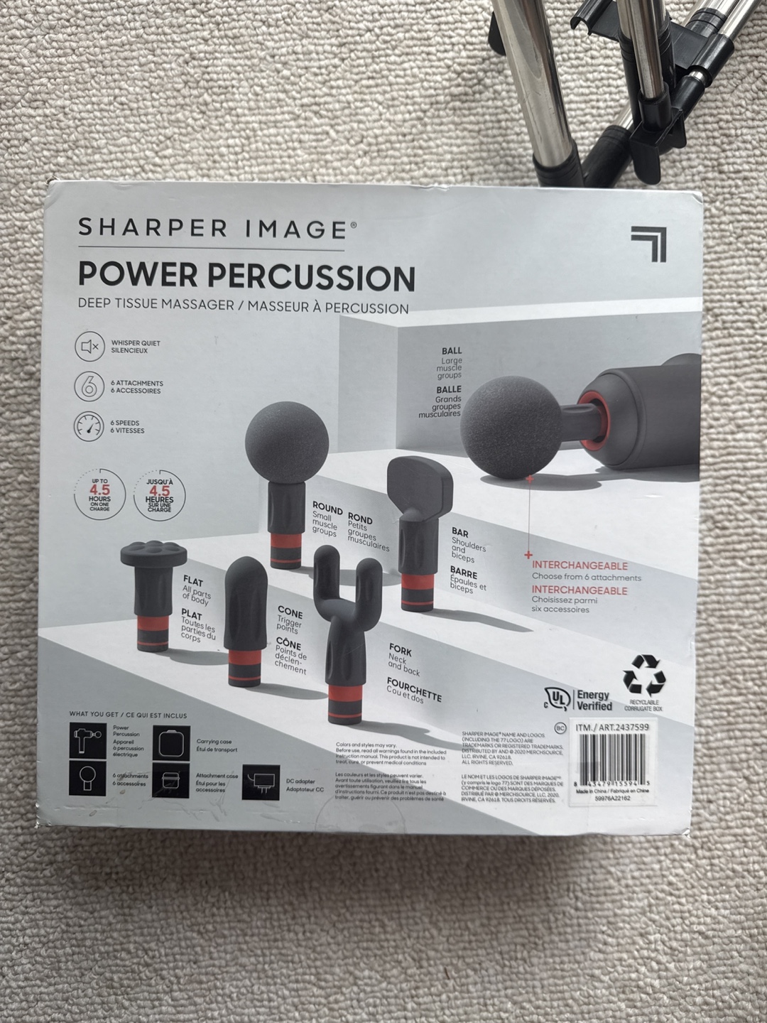 Sharper Image Power Percussion Deep Tissue Massager - photo 2